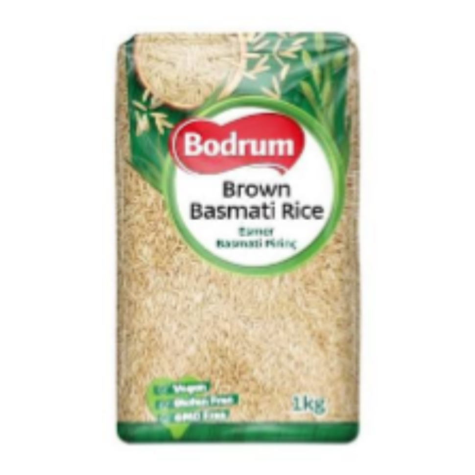 Bodrum Brown Basmati Rice Bodrum Brown Basmati Rice 1kg - Image 1