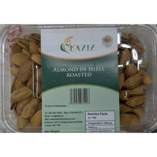 Laziz Almond in Shell Roasted 200g