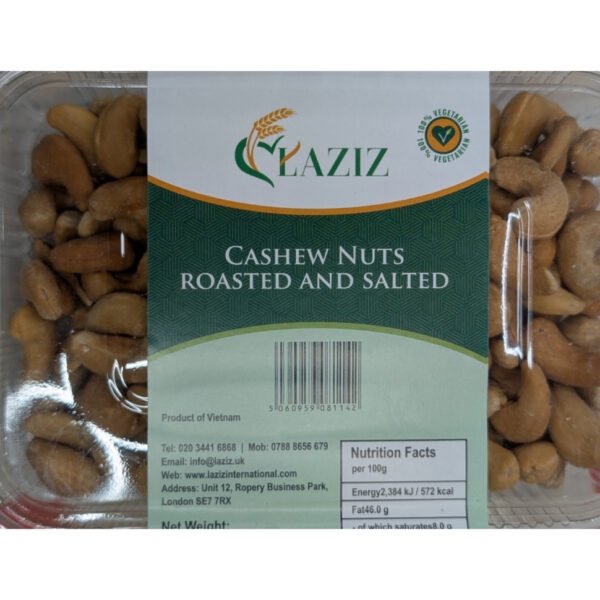 Laziz Roasted Cashew Nuts 250g
