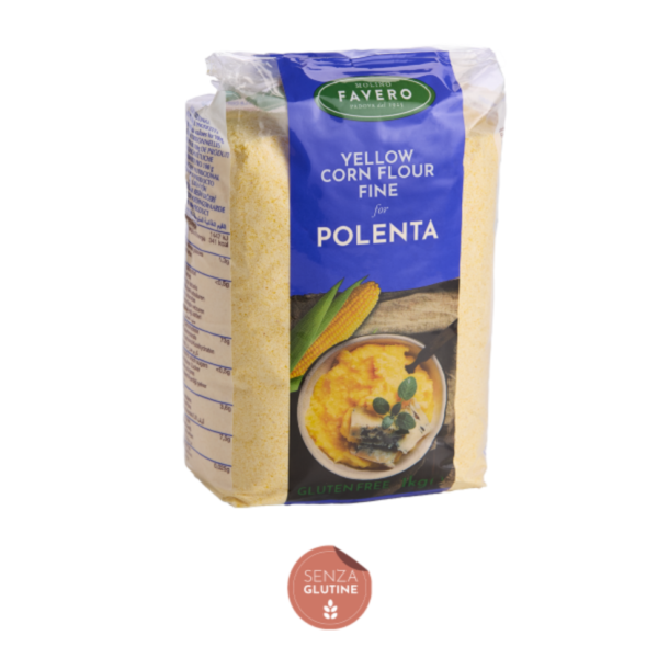 Molino Favero Yellow Corn Flour Fine 1kg