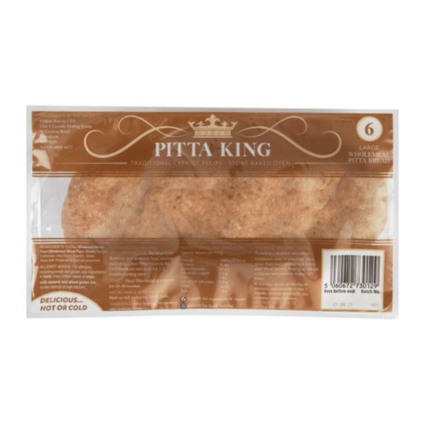 Pitta King(6 large whole meal)