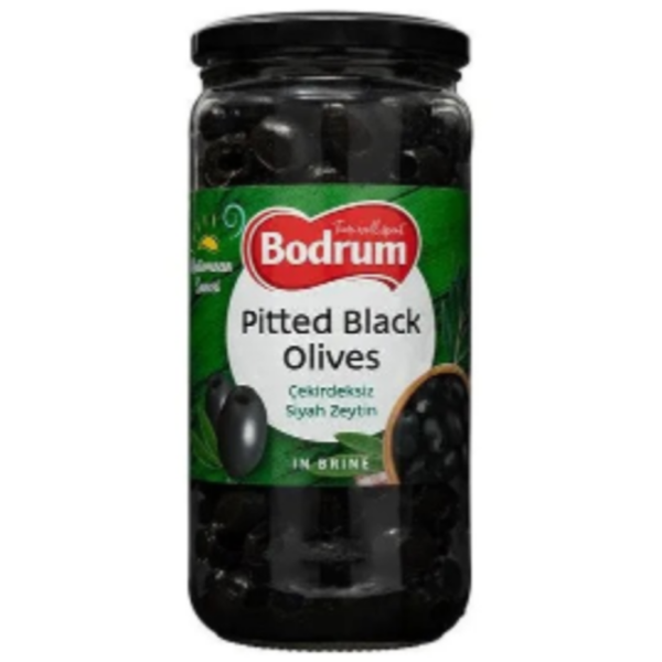Bodrum Pitted Black Olives 680g