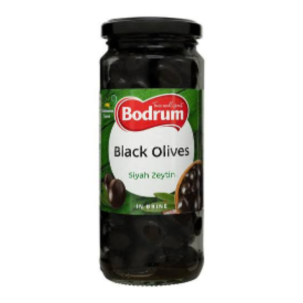 Bodrum Whole Black Olives 680g