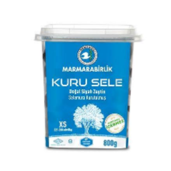 Marmarabirlik Kuru Sele 800g (Dried Black Olives XS)