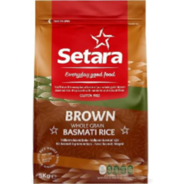 Setara Brown Whole Grain Basmati Rice 2kg