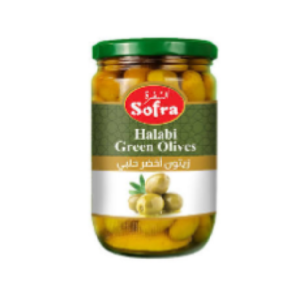 Sofra Halabi Green Olives