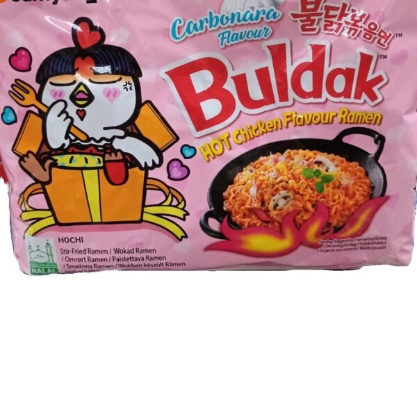 Buldak Carbonara Hot Chicken Flavour Ramen(5)