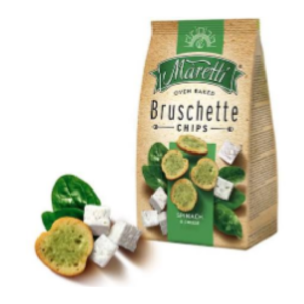 Maretti Bruschette Chips (Spinach & Cheese)