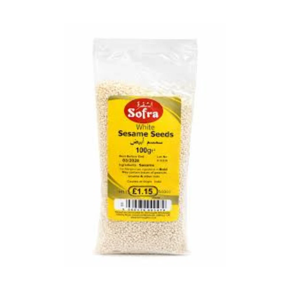 1ed84bcc-260f-4cc0-b953-006379b78082.webp Sofra White Sesame Seeds - Image 1