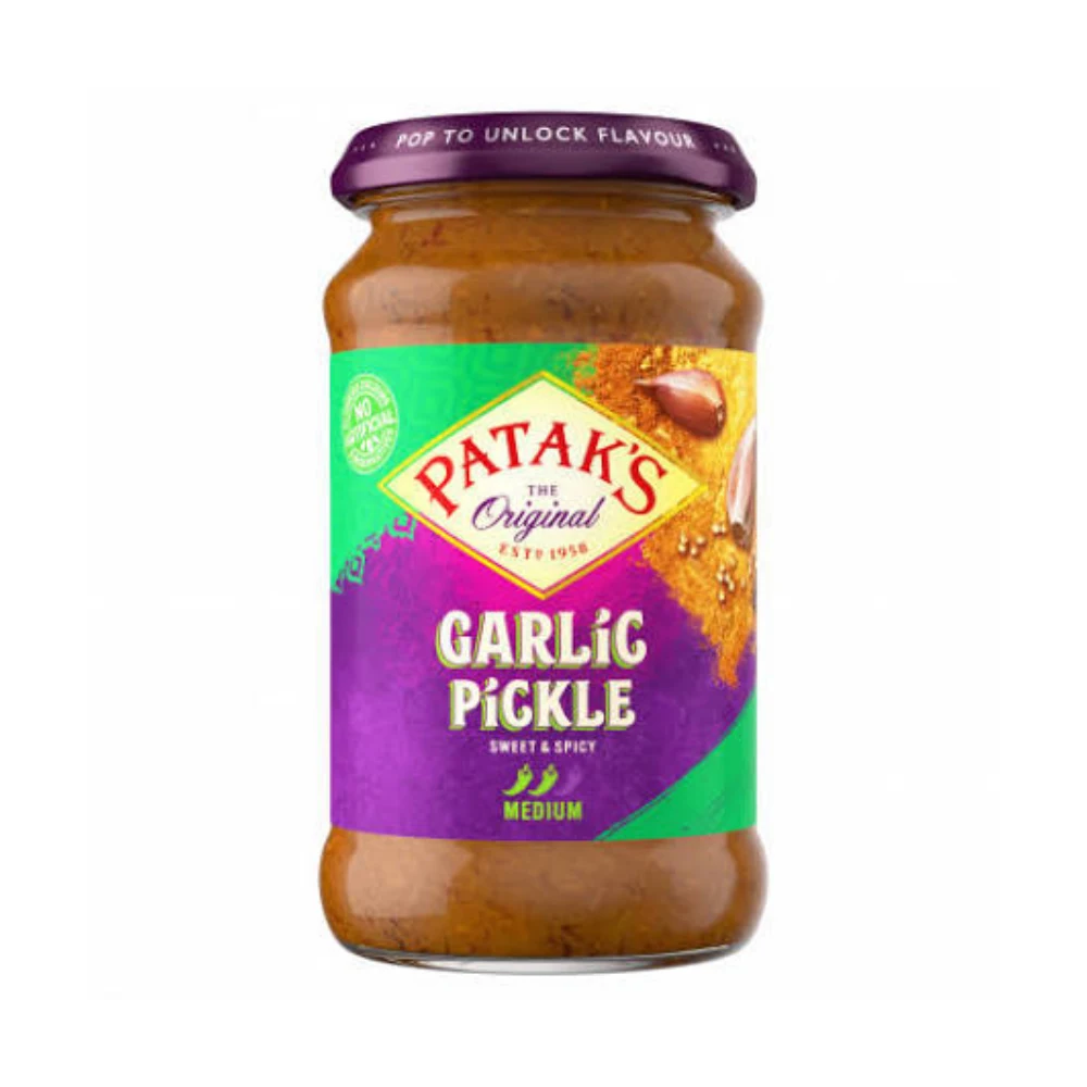 46ae5253-27d0-4b98-9a4b-be46c94207e1.webp Patak’s Garlic Pickle - Image 1