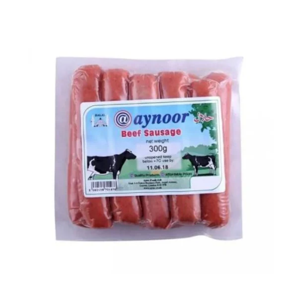 Aynoor Beef Sausages 300g