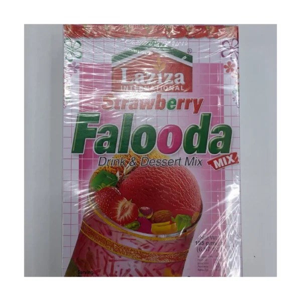 Lazizia Strawberry Falooda Drink & Dessert Mix