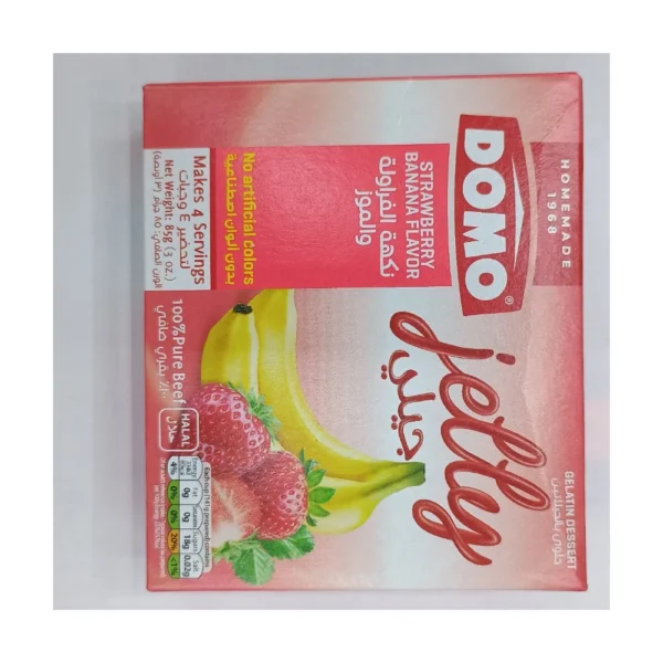 Domo Strawberry Banana Flavor Jelly