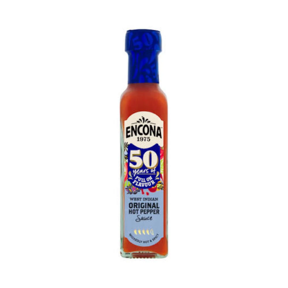 ffe2546f-1c6e-4d04-ab6b-0c98209de2a1.webp Encona West Indian Original Hot Pepper Sauce (142ml) - Image 1