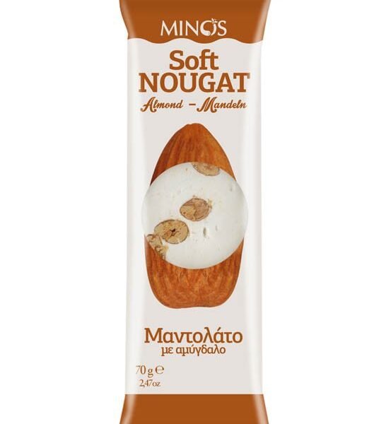 Minos Soft Nougat Almond Bar